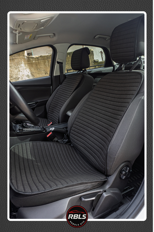 Keten Cepli &Terletmez Oto Koltuk Minder Seti -Koltuk Koruma Kılıfı-Ön ve Arka Koltuk Tam Set