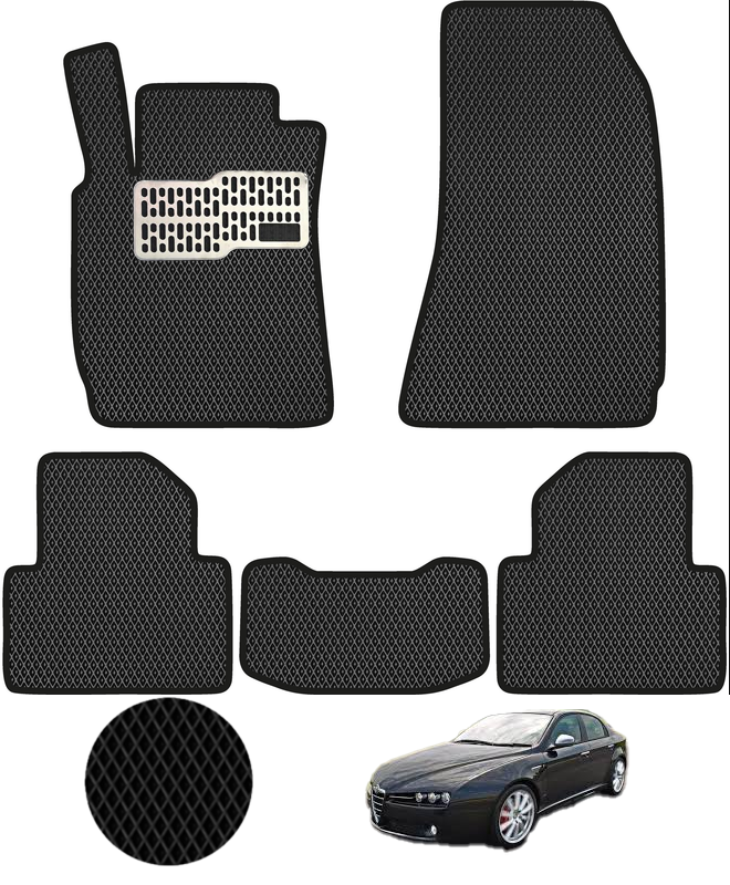 Alfa Romeo 159 2005-2011 Uyumlu Araca Özel Eva Oto Paspas Takımı (Kopya)