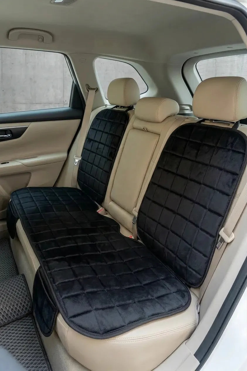 Premium Ortopedik Oto Koltuk Minder Seti-Koltuk Koruma Kılıfı-Ön ve Arka Tam Set