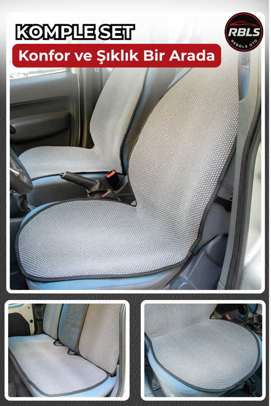 KİLİM DOKUMA TERLETMEZ %100 PAMUK OTO KOLTUK MİNDER SETİ 5'Lİ