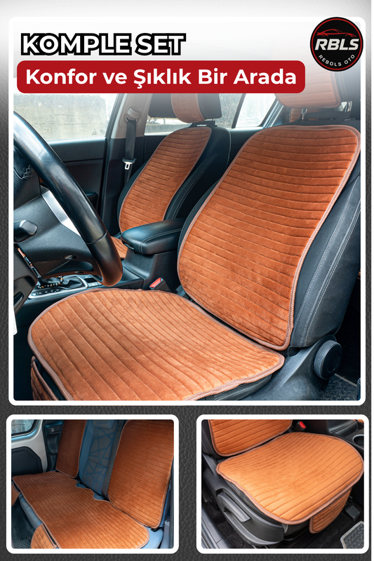 Velur Cepli &Terletmez Oto Koltuk Minder Seti-Koltuk Koruma Kılıfı-Ön ve Arka Koltuk Tam Set (Kopya) (Kopya) (Kopya)