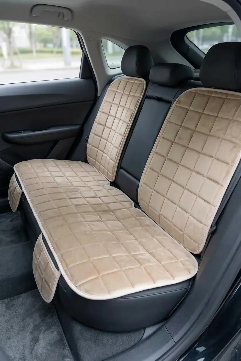 Premium Ortopedik Oto Koltuk Minder Seti-Koltuk Koruma Kılıfı-Ön ve Arka Tam Set