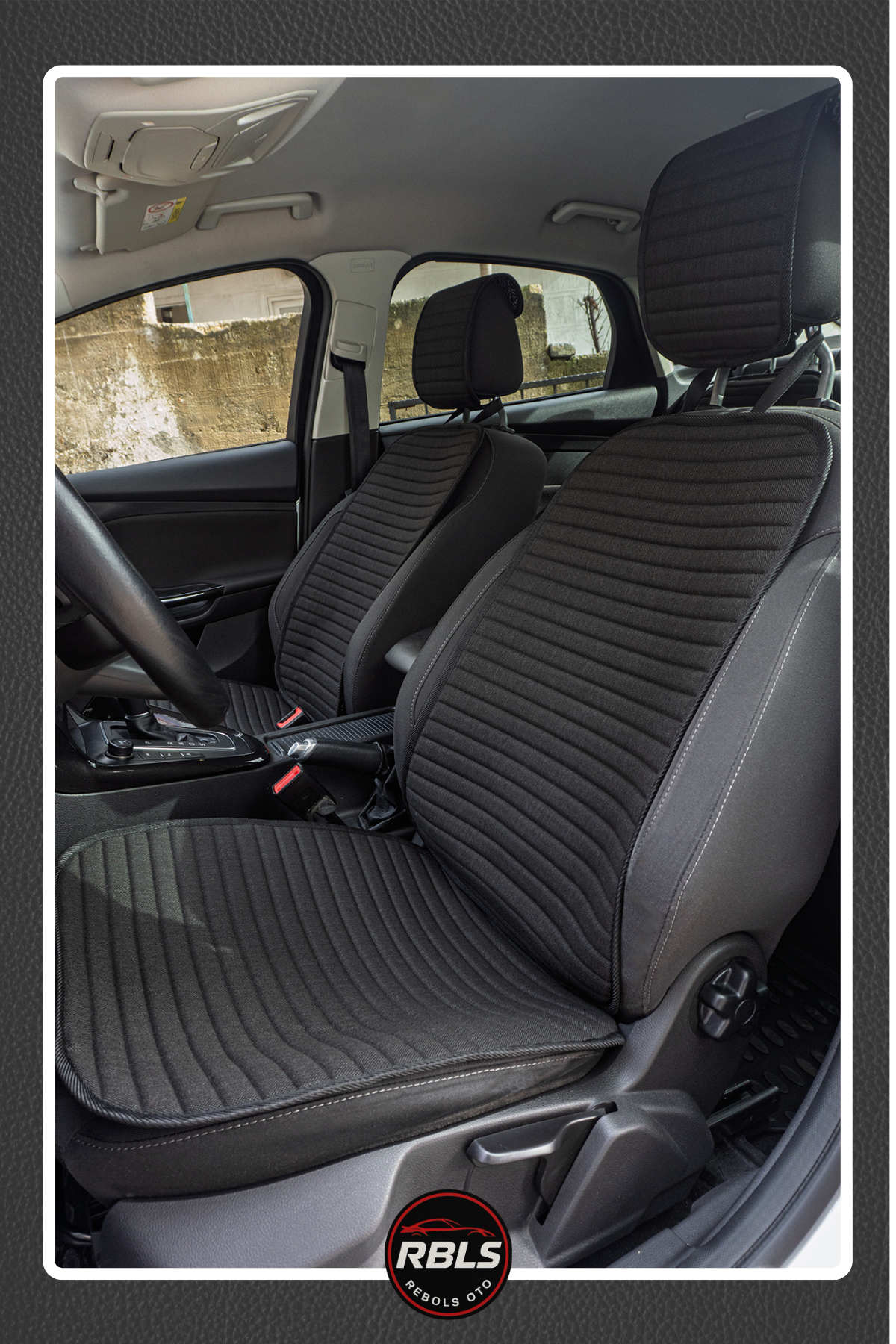 Keten Cepli &Terletmez Oto Koltuk Minder Seti -Koltuk Koruma Kılıfı-Ön ve Arka Koltuk Tam Set