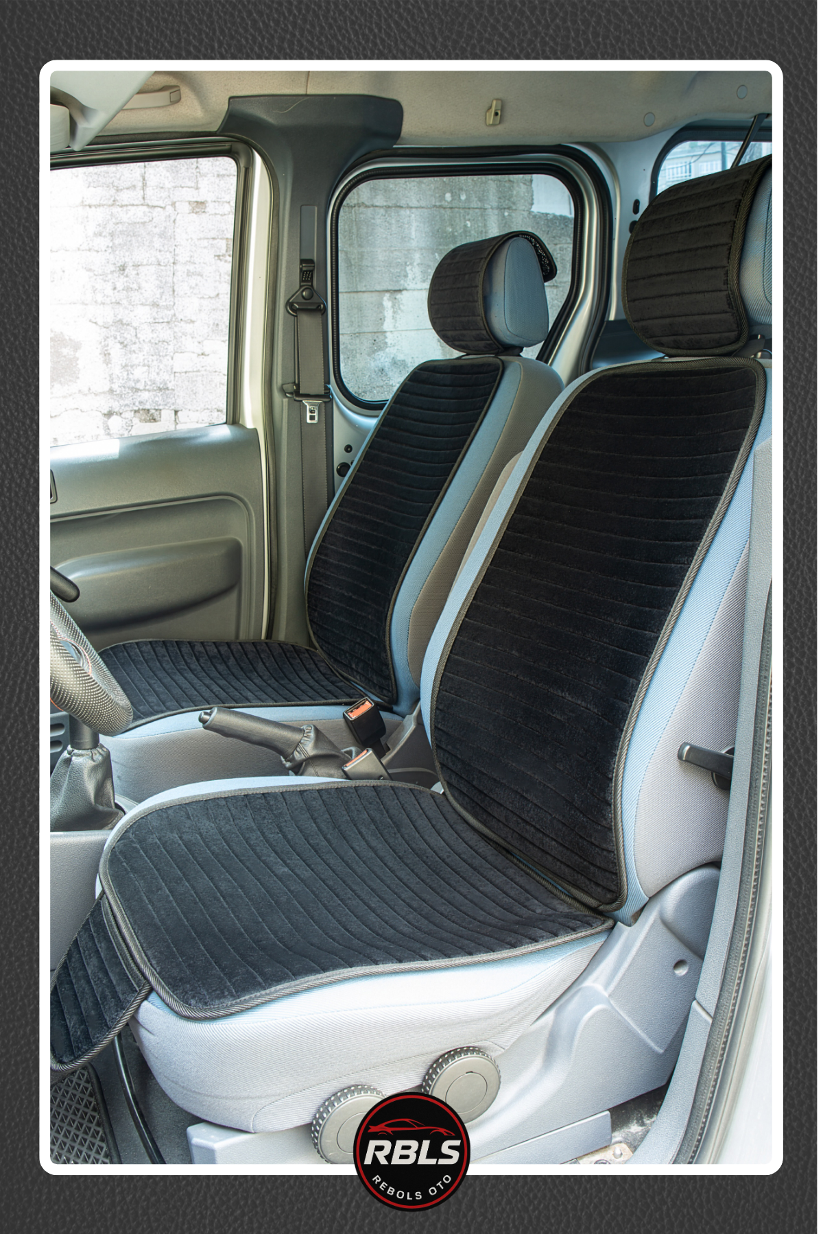 Velur Cepli &Terletmez Oto Koltuk Minder Seti-Koltuk Koruma Kılıfı-Ön ve Arka Koltuk Tam Set