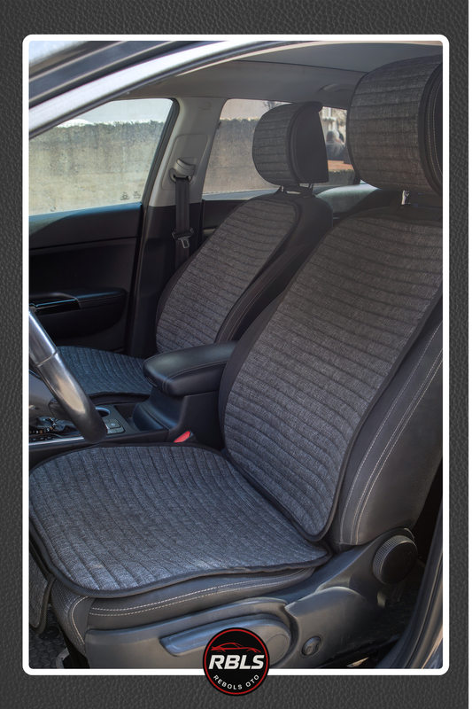 Keten Cepli &Terletmez Oto Koltuk Minder Seti -Koltuk Koruma Kılıfı-Ön ve Arka Koltuk Tam Set (Kopya) (Kopya)