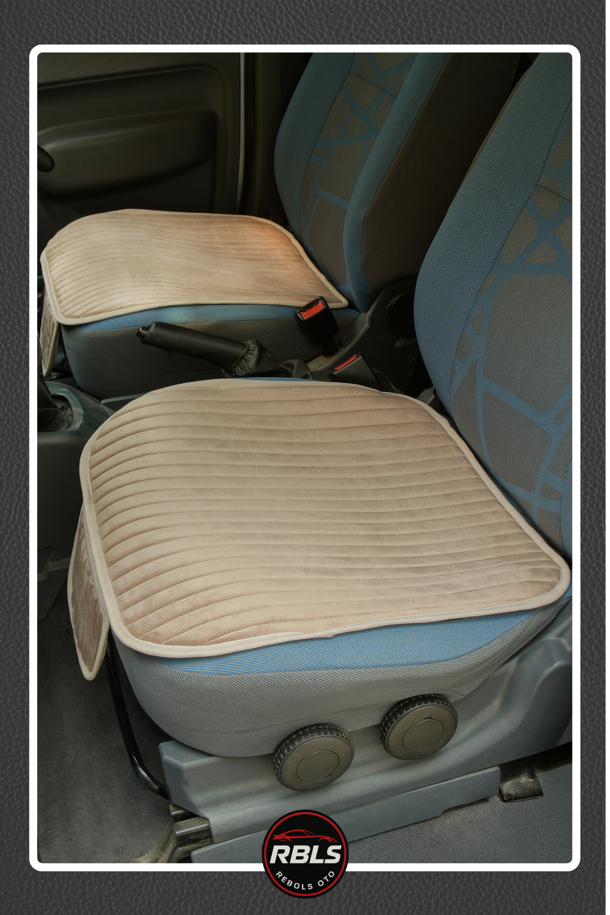 Velur Cepli &Terletmez Oto Koltuk Minder Seti-Koltuk Koruma Kılıfı 3'lü Set