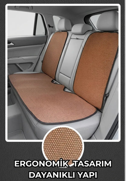 KİLİM DOKUMA TERLETMEZ %100 PAMUK OTO KOLTUK MİNDER SETİ 5'Lİ