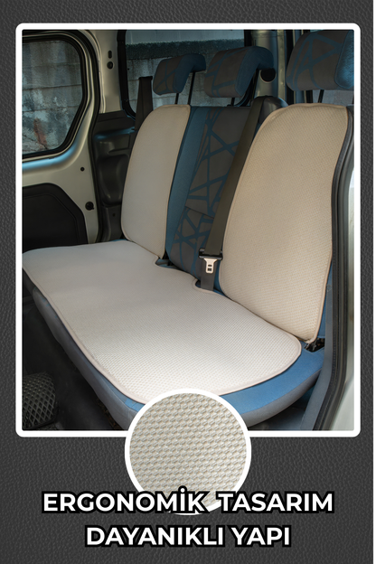 KİLİM DOKUMA TERLETMEZ %100 PAMUK OTO KOLTUK MİNDER SETİ 5'Lİ