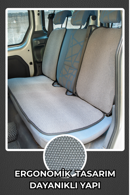 KİLİM DOKUMA TERLETMEZ %100 PAMUK OTO KOLTUK MİNDER SETİ 5'Lİ