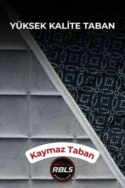 Premium Ortopedik Oto Koltuk Minder Seti-Koltuk Koruma Kılıfı-Ön ve Arka Tam Set