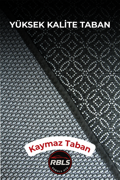 KİLİM DOKUMA TERLETMEZ %100 PAMUK OTO KOLTUK MİNDER SETİ 5'Lİ