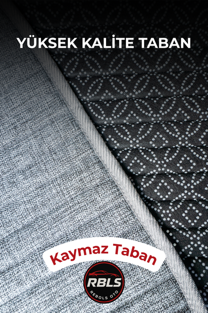 Keten Cepli &Terletmez Oto Koltuk Minder Seti -Koltuk Koruma Kılıfı-Ön ve Arka Koltuk Tam Set (Kopya)