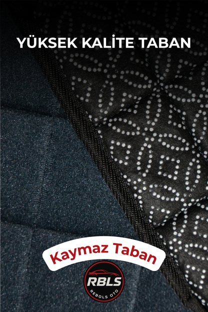 Premium Ortopedik Oto Koltuk Minder Seti-Koltuk Koruma Kılıfı-Ön ve Arka Tam Set