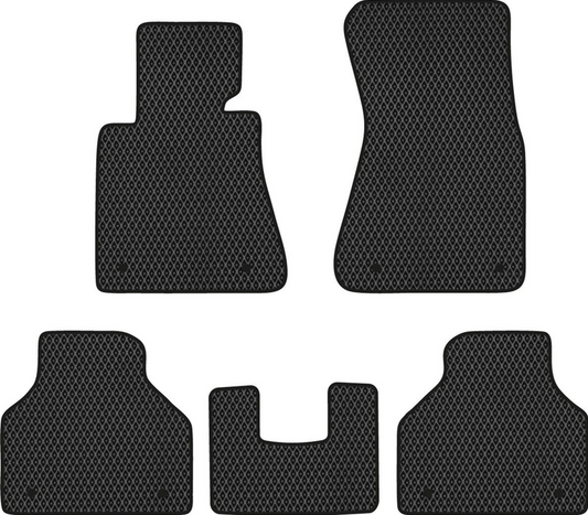 BMW 7 Serisi E65 2002-2009 Uyumlu Araca Özel Eva Oto Paspas Takımı