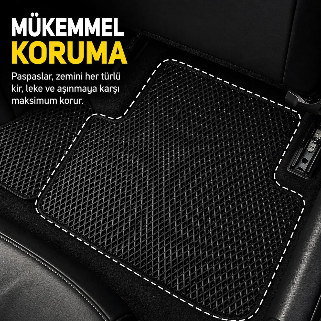 Audi Q3 2011-2017 Uyumlu Araca Özel Eva Oto Paspas Takımı