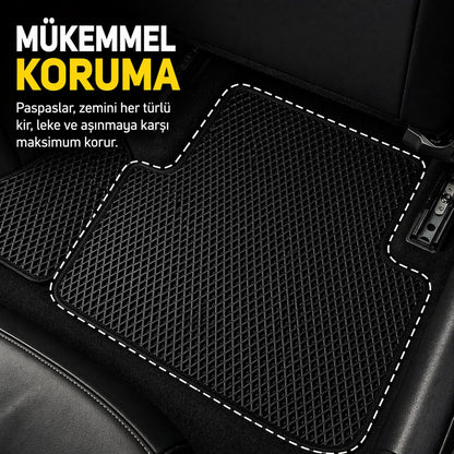 Audi Q3 2011-2017 Uyumlu Araca Özel Eva Oto Paspas Takımı
