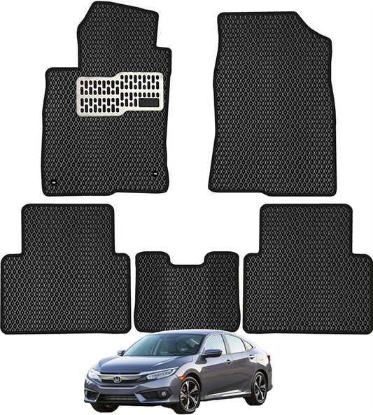 Honda Civic FC5 2016-2021 Uyumlu Araca Özel Eva Oto Paspas Takımı