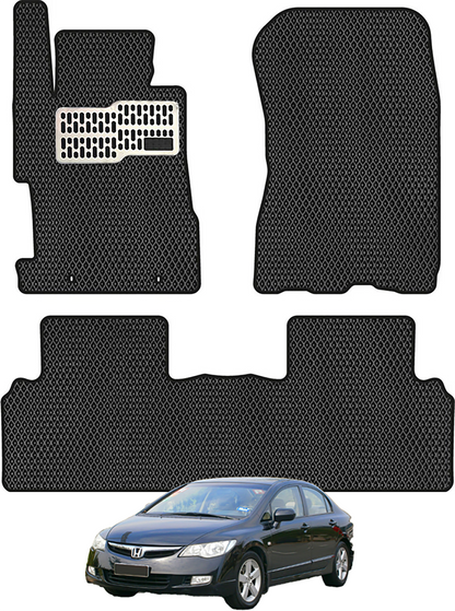 Honda Cvic FD6 2006-2012 Uyumlu Araca Özel Eva Oto Paspas Takımı