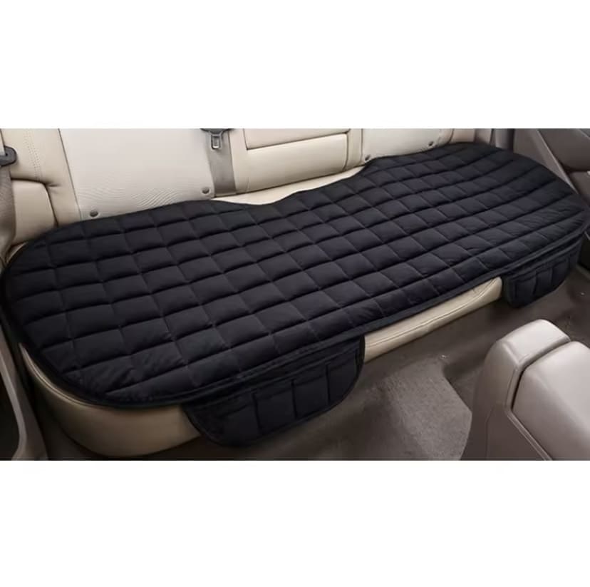 Premium Cepli Ortopedik Oto Koltuk Minder Seti-Koltuk Koruma Kılıfı (3'lü Set)