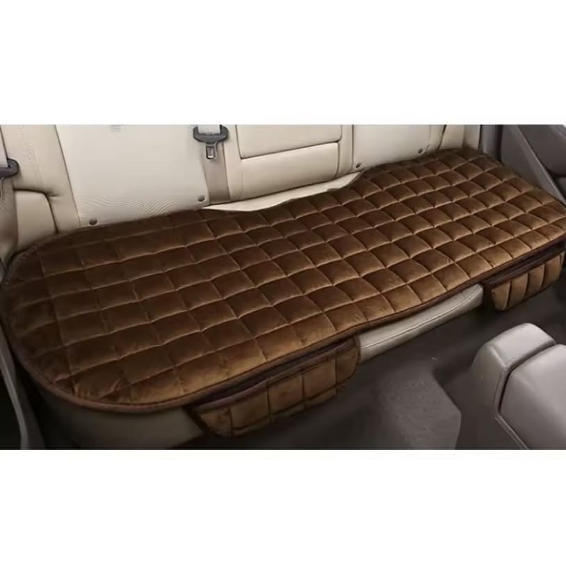Premium Cepli Ortopedik Oto Koltuk Minder Seti-Koltuk Koruma Kılıfı 3'lü Set