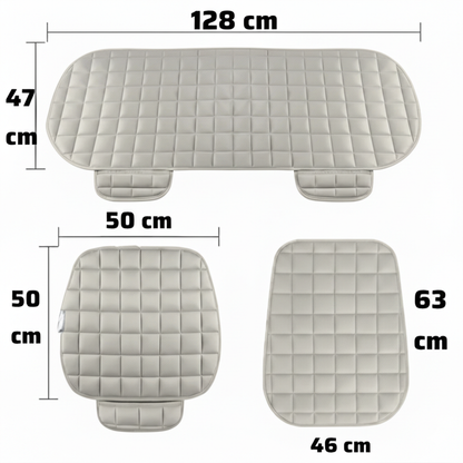 Premium Ortopedik Oto Koltuk Minder Seti-Koltuk Koruma Kılıfı-Ön ve Arka Tam Set