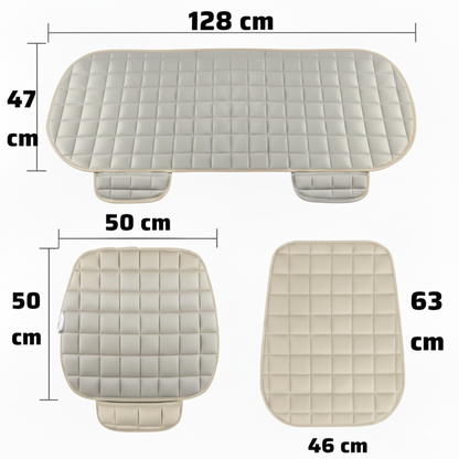 Premium Ortopedik Oto Koltuk Minder Seti-Koltuk Koruma Kılıfı-Ön ve Arka Tam Set