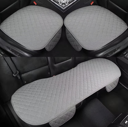 Tay Tüyü Cepli & Terletmez Oto Koltuk Minder Seti - Koltuk Koruma Kılıfı 3'Lü Set
