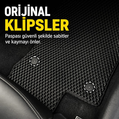 Audi Q3 2011-2017 Uyumlu Araca Özel Eva Oto Paspas Takımı