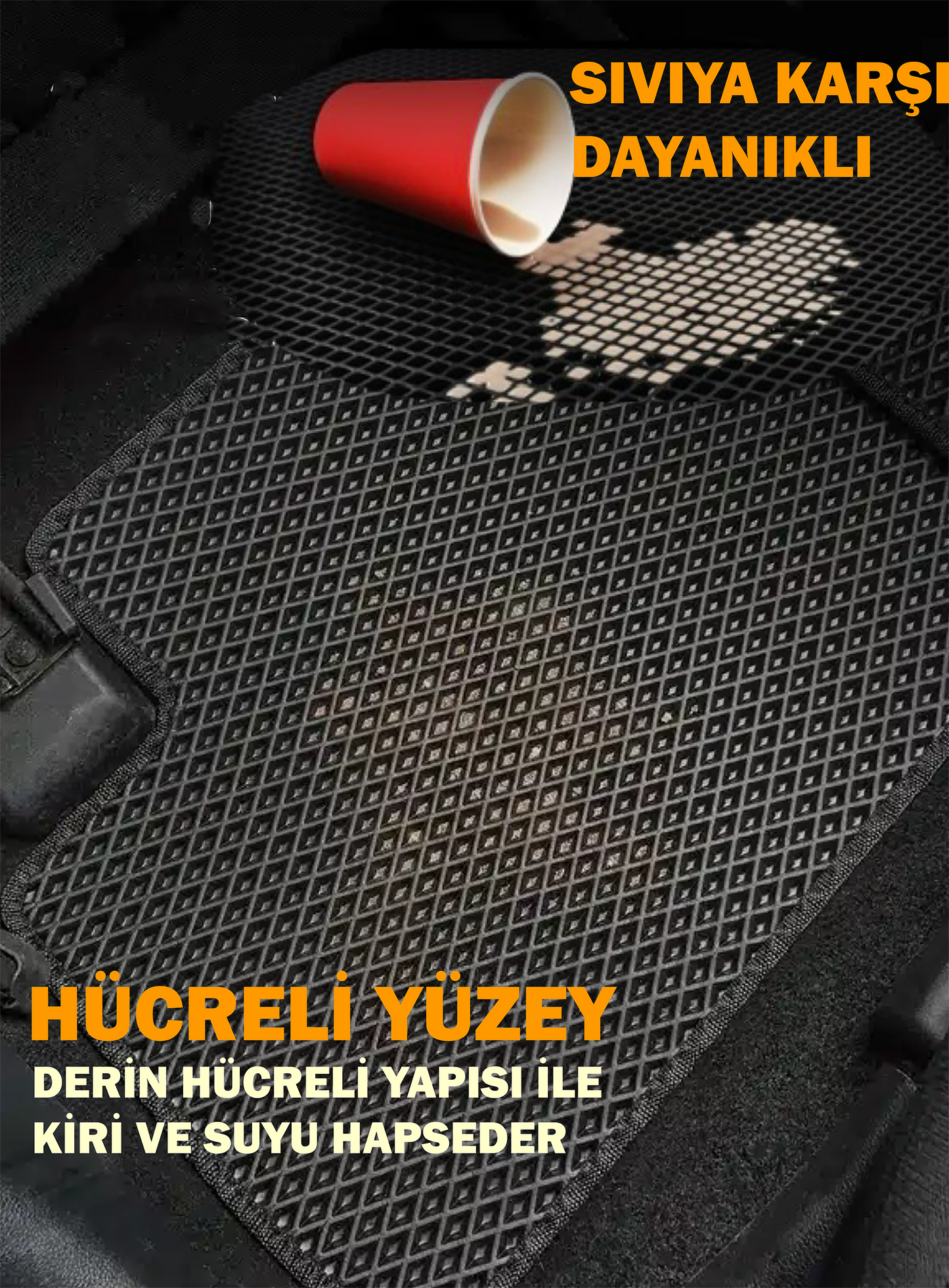 Audi A4 2008-2015 Uyumlu Araca Özel Eva Oto Paspas Takımı