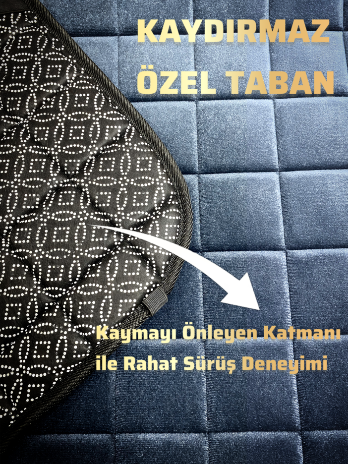 Premium Ortopedik Oto Koltuk Minder Seti-Koltuk Koruma Kılıfı-Ön ve Arka Tam Set