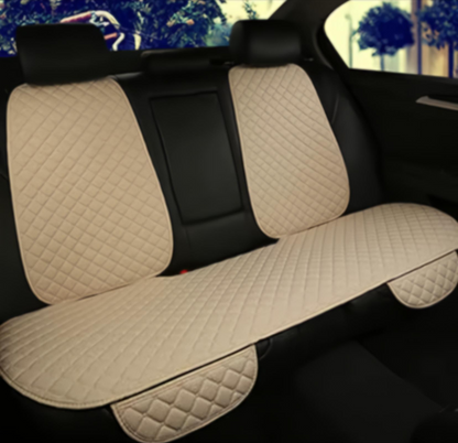 Tay Tüyü Cepli & Terletmez Oto Koltuk Minder Seti - Koltuk Koruma Kılıfı (ÖN-ARKA TAM SET)
